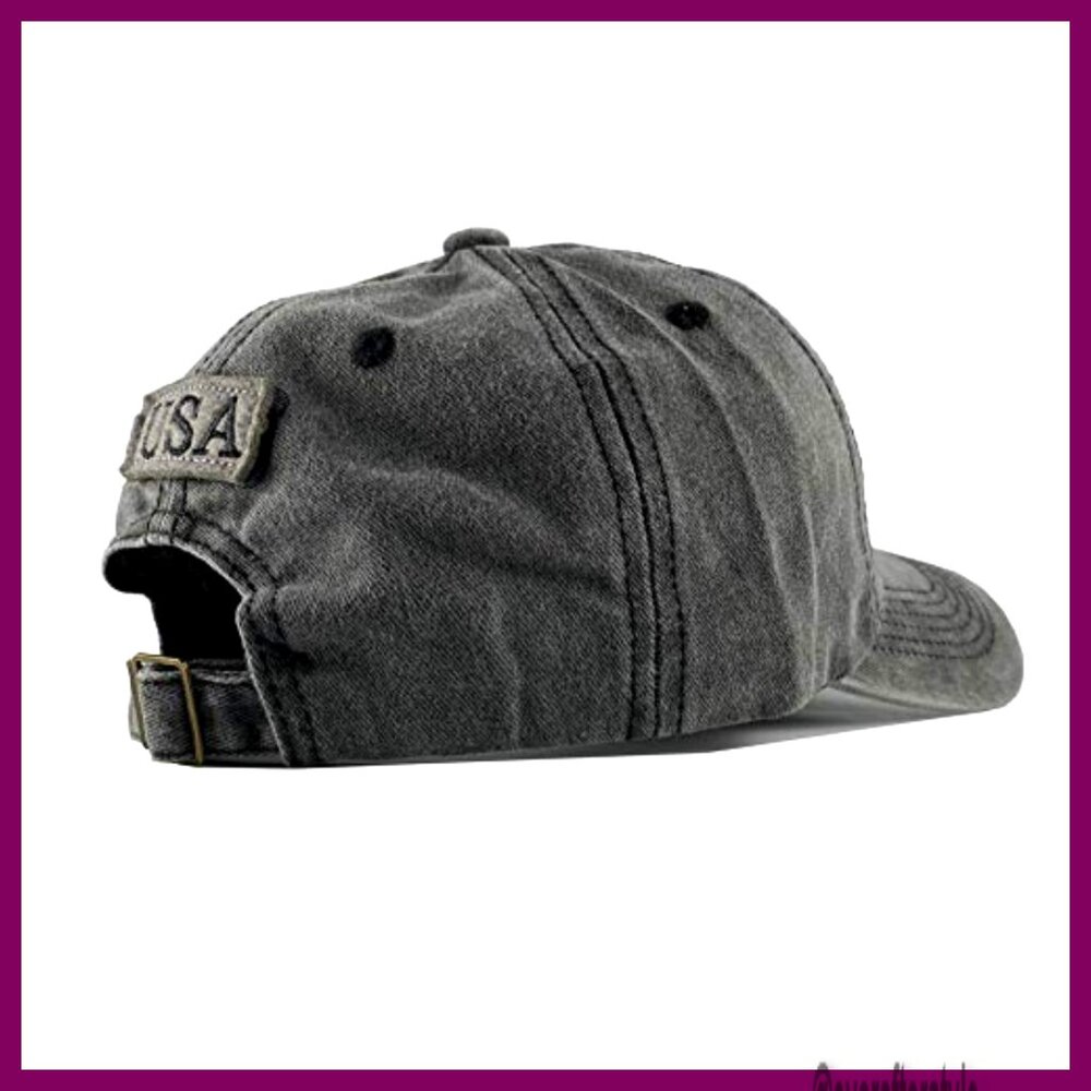 Adjustable Baseball Cap Hook Loop Closure Structu… - image 3